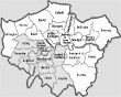 London: Areas covered by Computer Support